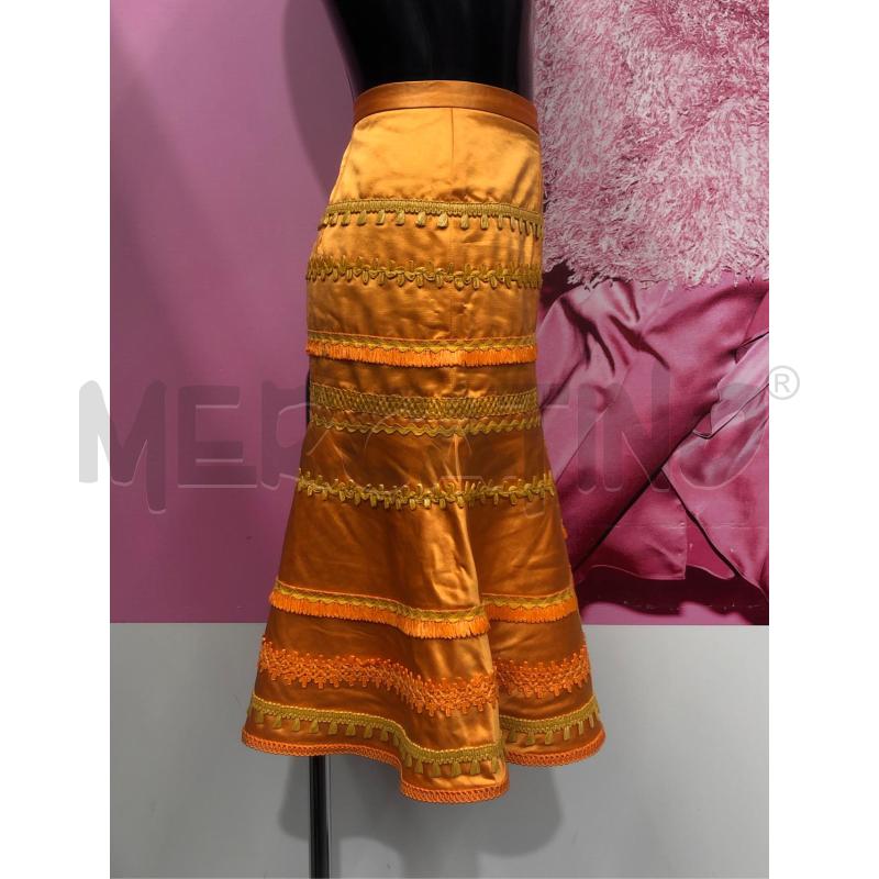 GONNA MOSCHINO ARANCIO BALZE  | Mercatino dell'Usato Roma somalia 3