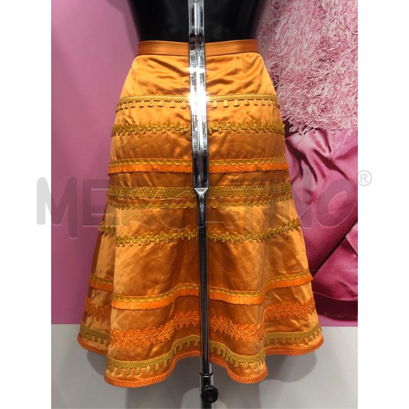 GONNA MOSCHINO ARANCIO BALZE  | Mercatino dell'Usato Roma somalia 4