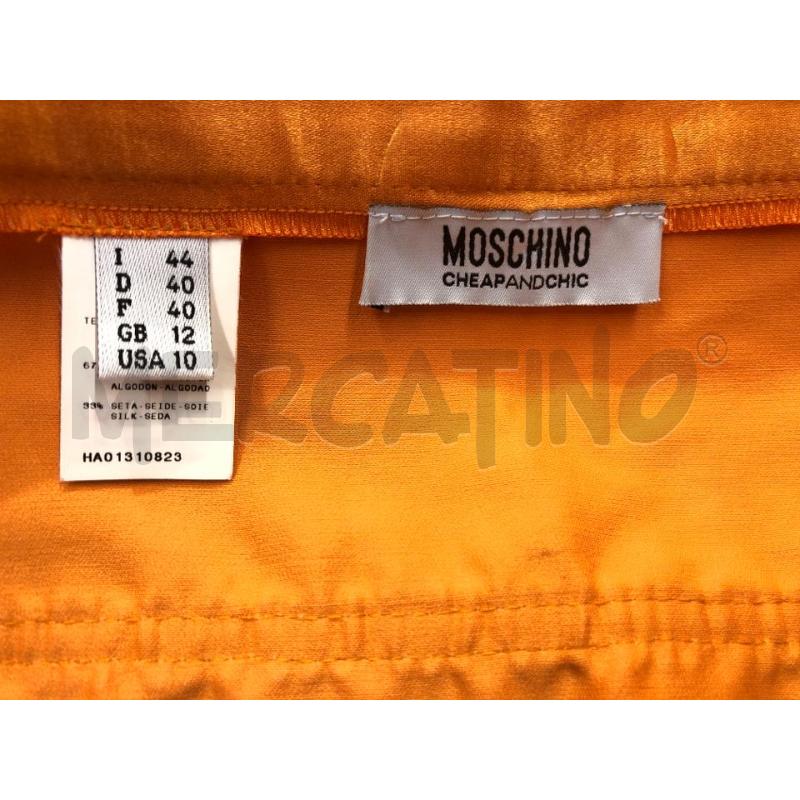 GONNA MOSCHINO ARANCIO BALZE  | Mercatino dell'Usato Roma somalia 5