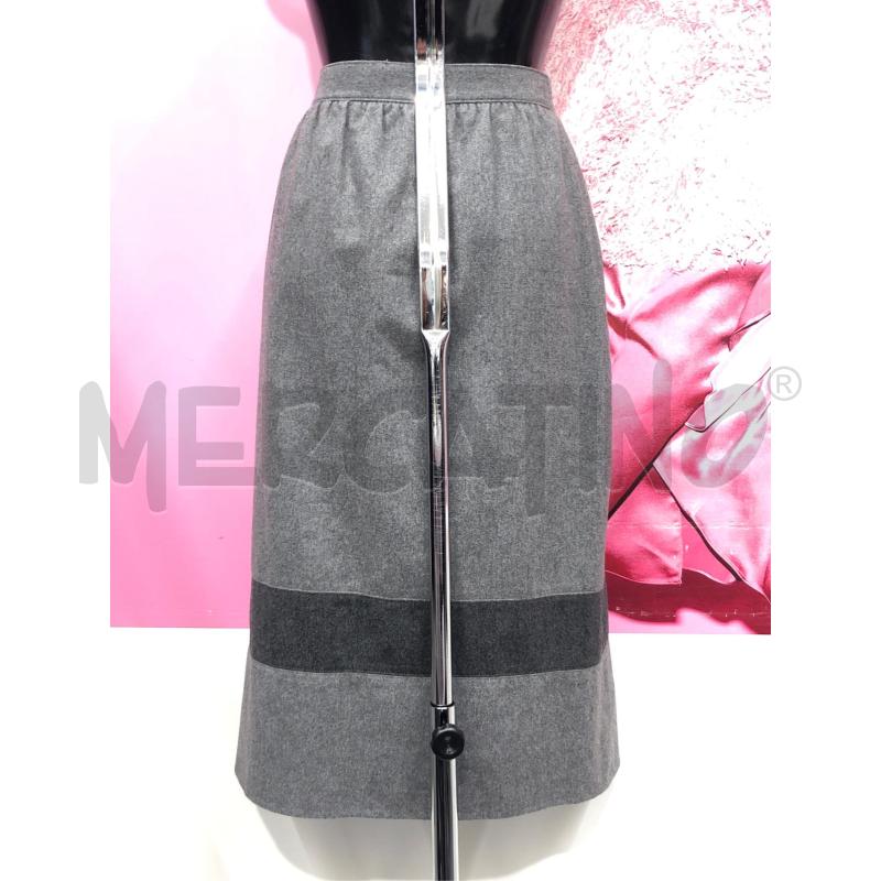 GONNA VALENTINO STUDIO GRIGIO  | Mercatino dell'Usato Roma somalia 4