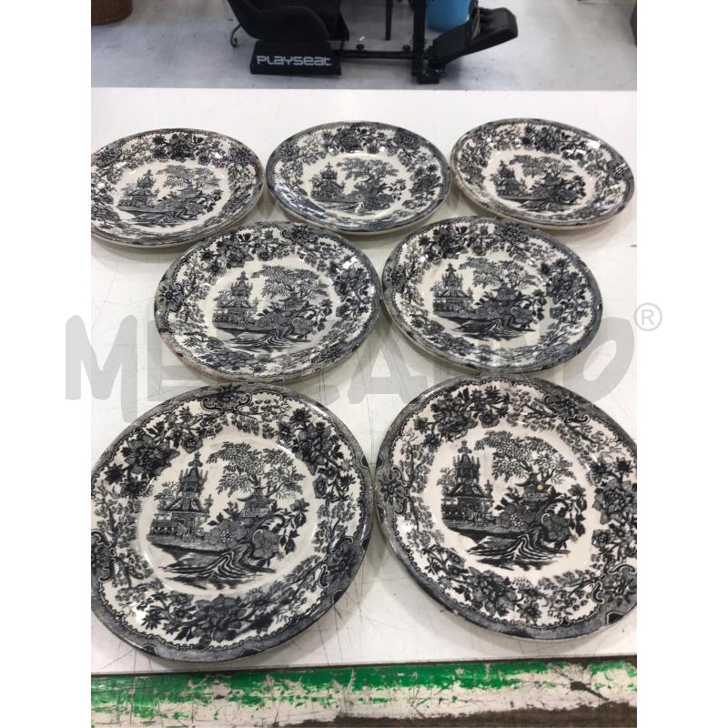 GRIPPO PIATTI INGLESI DISEGNO NERO | Mercatino dell'Usato Roma somalia 1