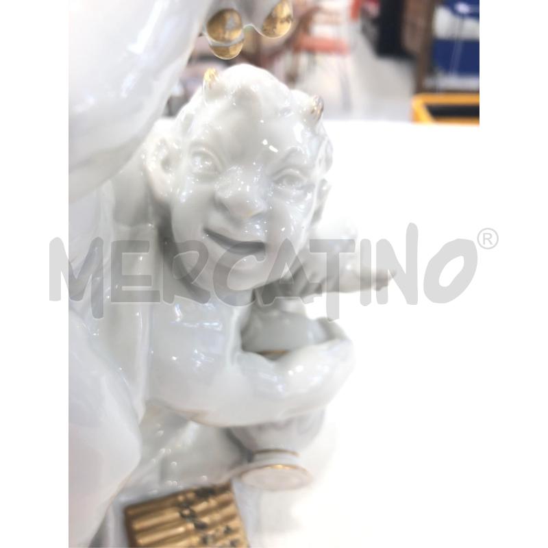 GRUPPO CAPODIMONTE BACCHETTO CON DEMONE DA RIV | Mercatino dell'Usato Roma somalia 2