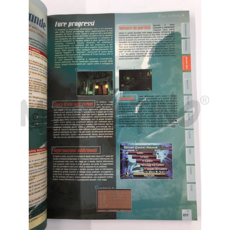GUIDA STRATEGICA FINAL FANTASY VIII 1999 | Mercatino dell'Usato Roma somalia 5
