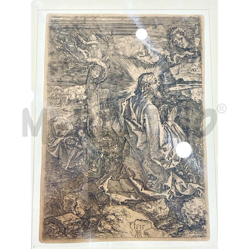 INCISIONE MONOGRAMMA ALBRECHT DÜRER GESU' NELL'ORTO | Mercatino dell'Usato Roma somalia 2