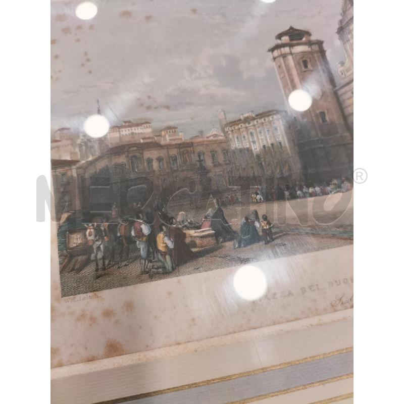 INCISIONE PIAZZA DEL POPOLO C/FREGI DA RIV | Mercatino dell'Usato Roma somalia 3