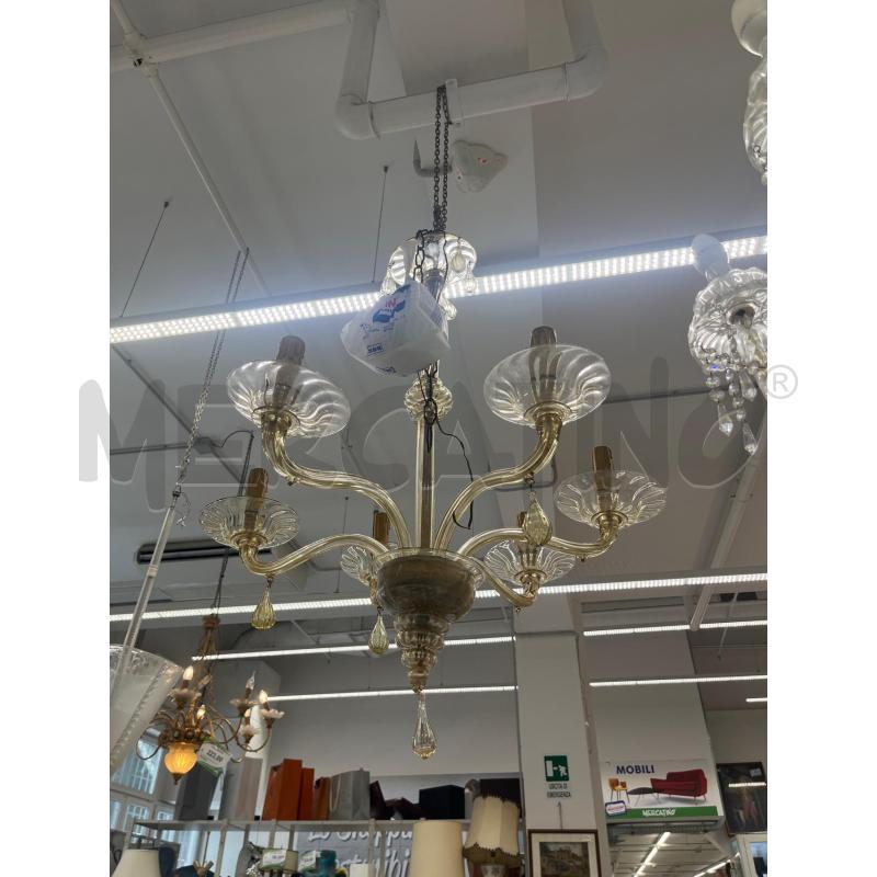 LAMPADARIO MURANO 6/L | Mercatino dell'Usato Roma somalia 1
