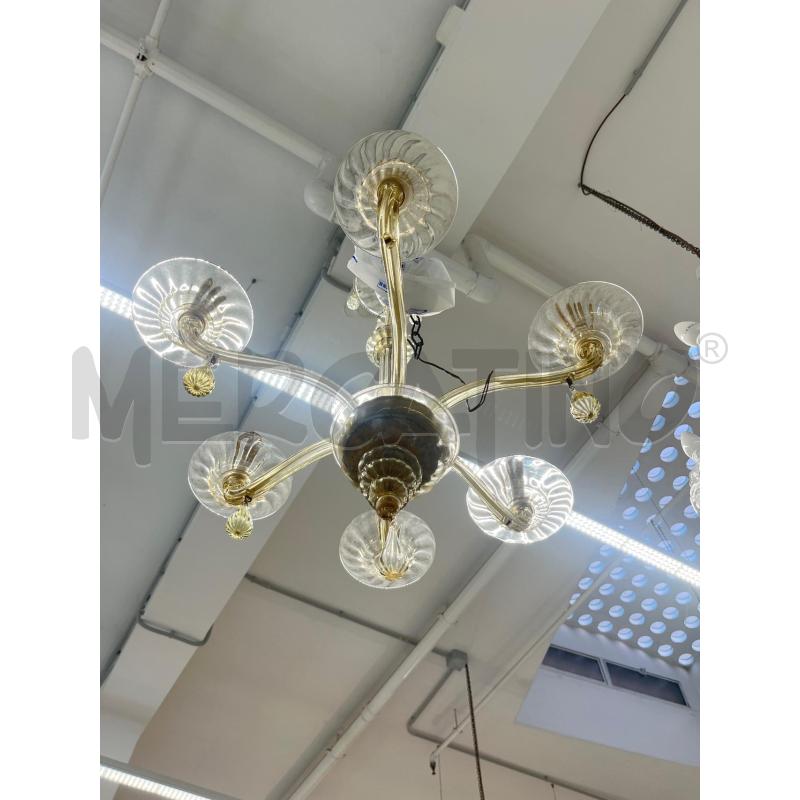 LAMPADARIO MURANO 6/L | Mercatino dell'Usato Roma somalia 3