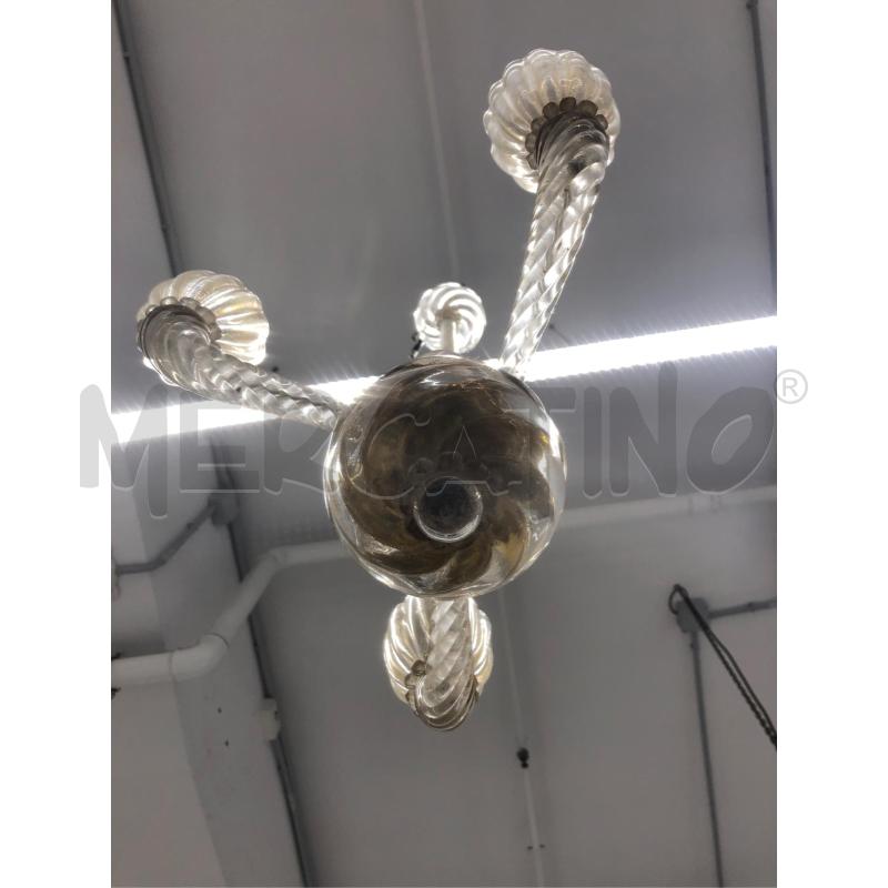 LAMPADARIO VETRO MURANO 3/L | Mercatino dell'Usato Roma somalia 2