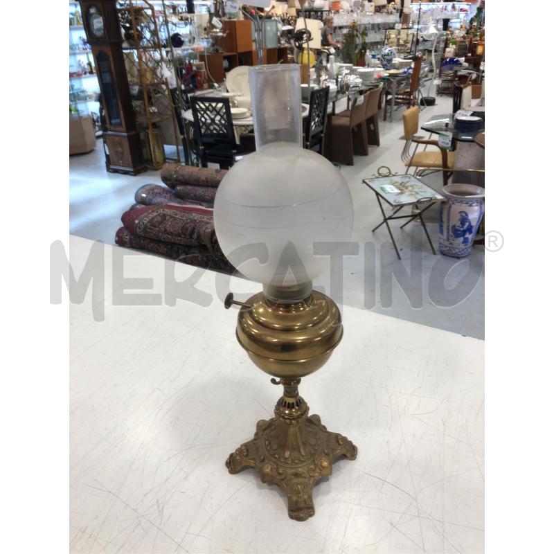 LAMPADA AD OLIO OTTONE | Mercatino dell'Usato Roma somalia 1