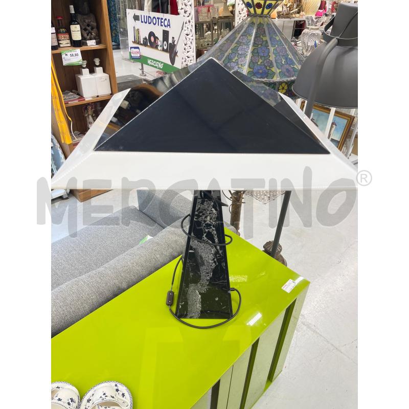 LAMPADA CINI BOERI MARMO NERO | Mercatino dell'Usato Roma somalia 2