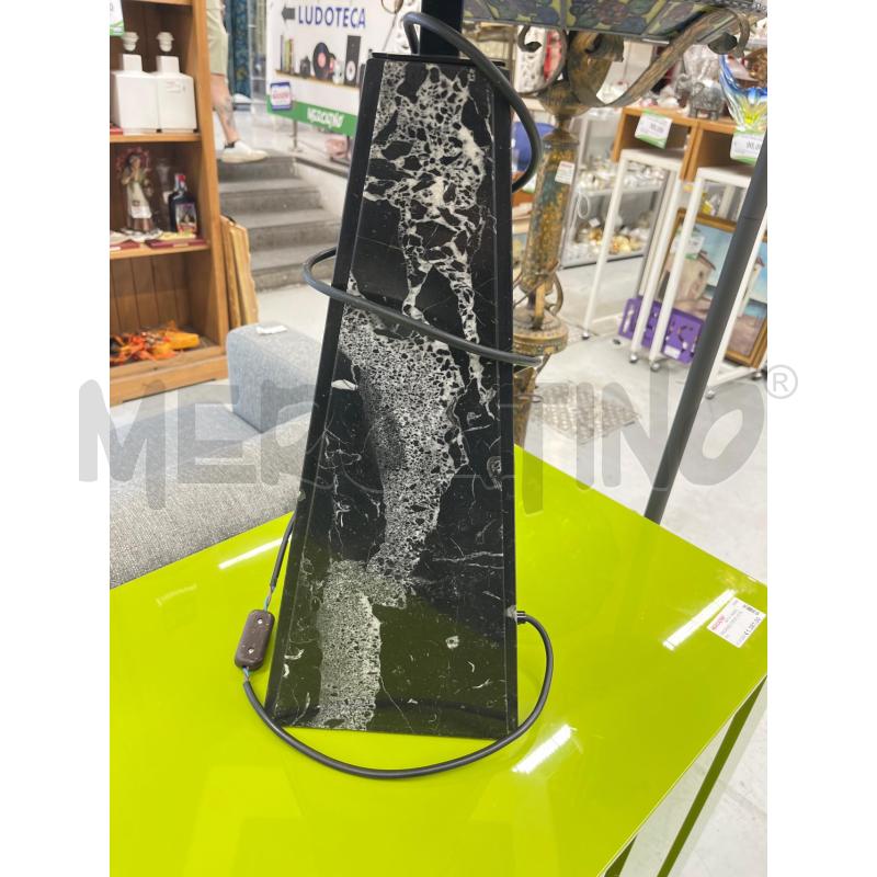 LAMPADA CINI BOERI MARMO NERO | Mercatino dell'Usato Roma somalia 3
