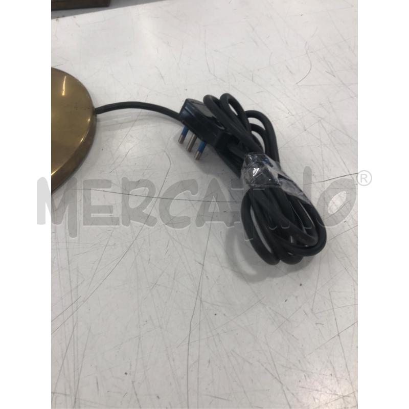 LAMPADA DA TAVOLO DISCO DORATO | Mercatino dell'Usato Roma somalia 3