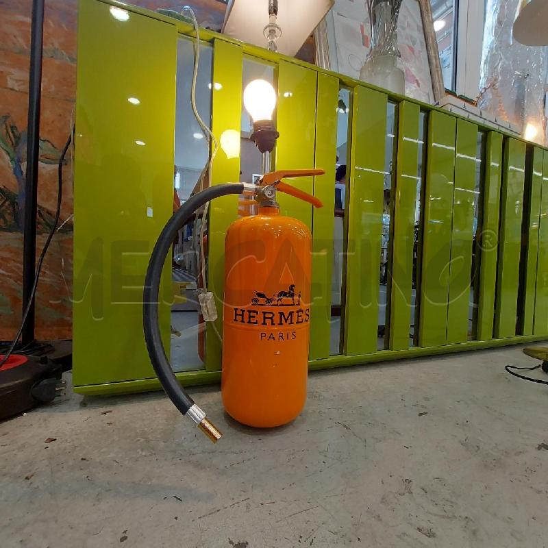 LAMPADA ESTINTORE ARANCIO HERMES DA RIV | Mercatino dell'Usato Roma somalia 5