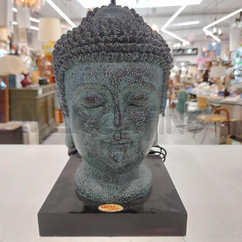 LAMPADA KARE DESIGN TESTA BUDDAH BASE NERA | Mercatino dell'Usato Roma somalia 2