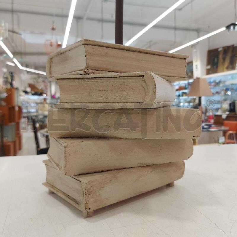 LAMPADA LEGNO LIBRI | Mercatino dell'Usato Roma somalia 2