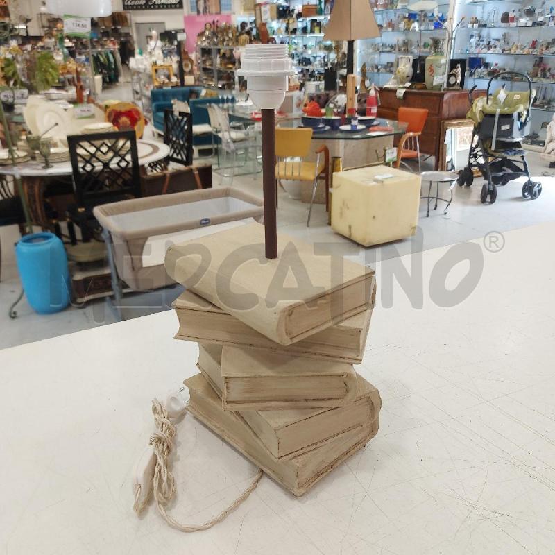 LAMPADA LEGNO LIBRI | Mercatino dell'Usato Roma somalia 3
