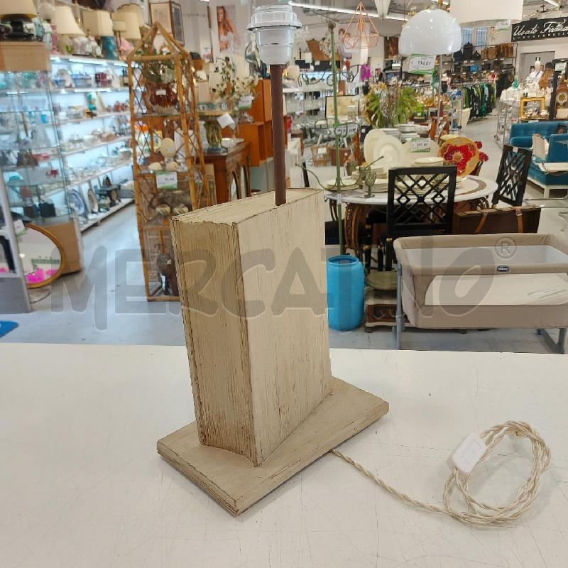 LAMPADA LEGNO LIBRO GRANDE | Mercatino dell'Usato Roma somalia 2