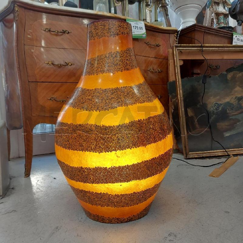 LAMPADA VETRORESINA AMBRATA SASSOLINI B.DA RIV | Mercatino dell'Usato Roma somalia 1