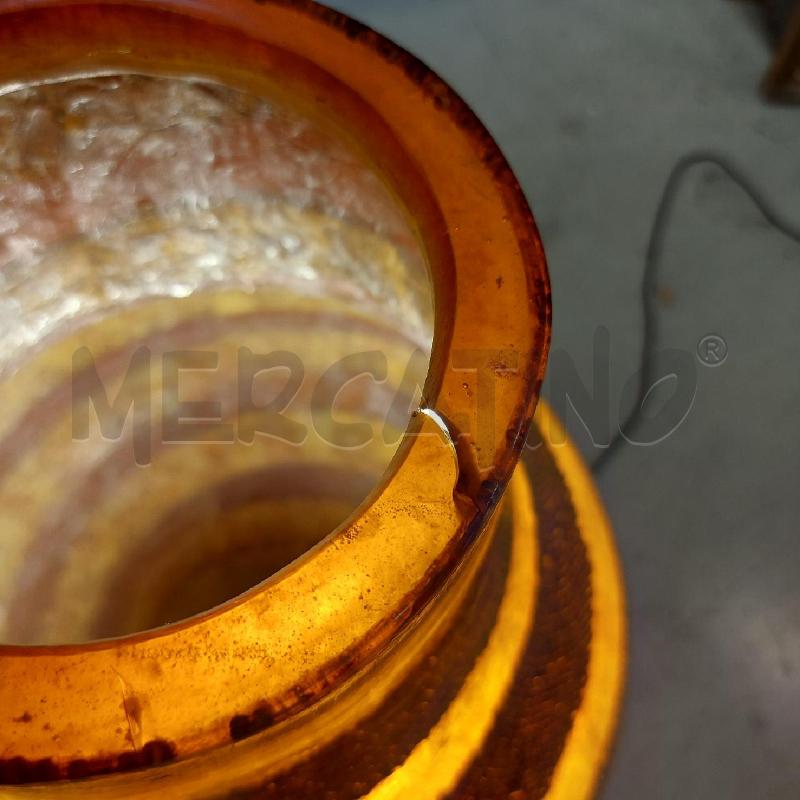 LAMPADA VETRORESINA AMBRATA SASSOLINI B.DA RIV | Mercatino dell'Usato Roma somalia 3