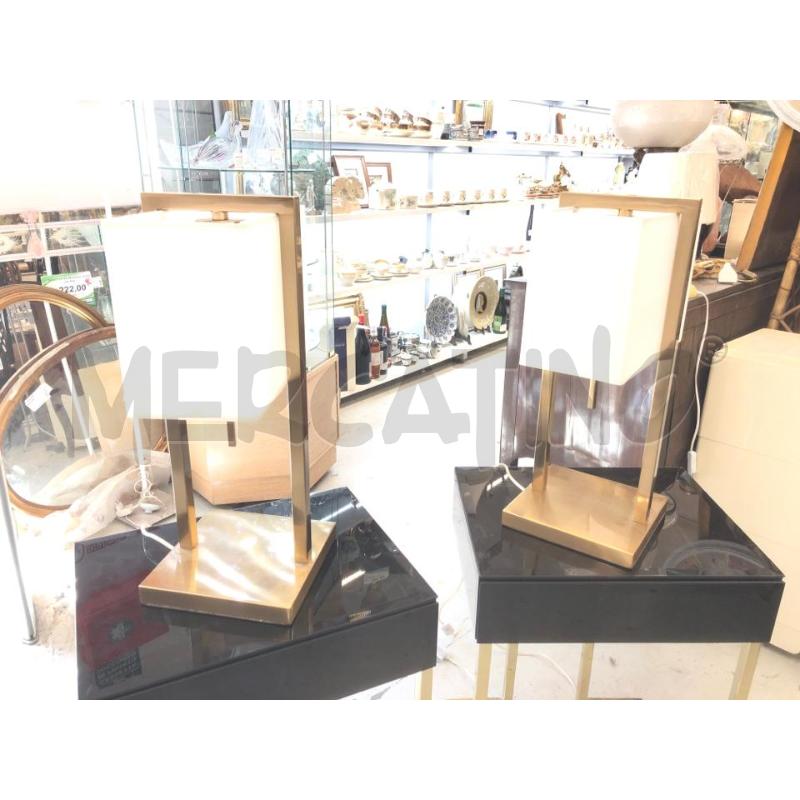 LAMPADE  COPPIA DORATE  PARALUME  | Mercatino dell'Usato Roma somalia 2