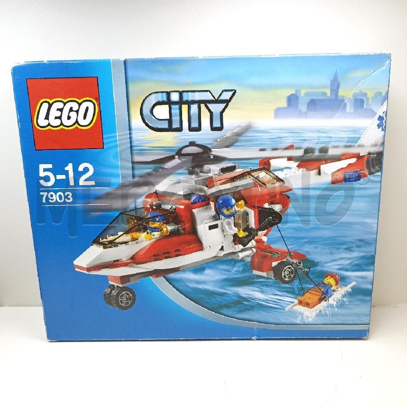 LEGO CITY ELICOTTERO SALVATAGGIO 7903 | Mercatino dell'Usato Roma somalia 1