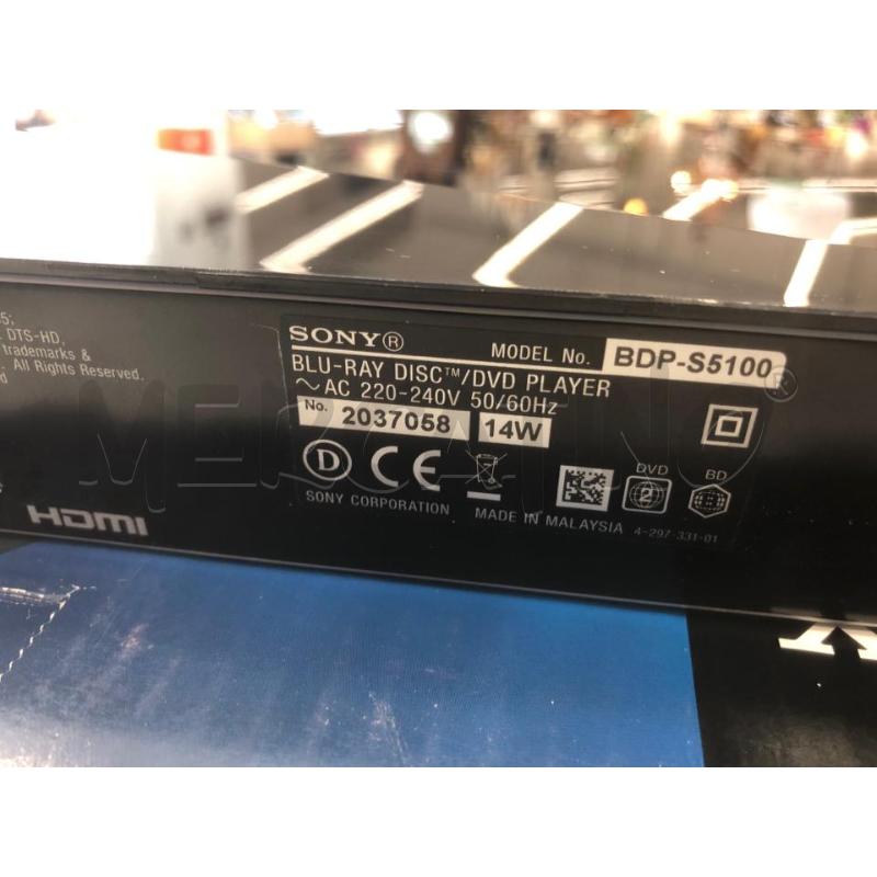 LETTORE BLU RAY 3D BDP S5100 CON SCATOLA | Mercatino dell'Usato Roma somalia 4