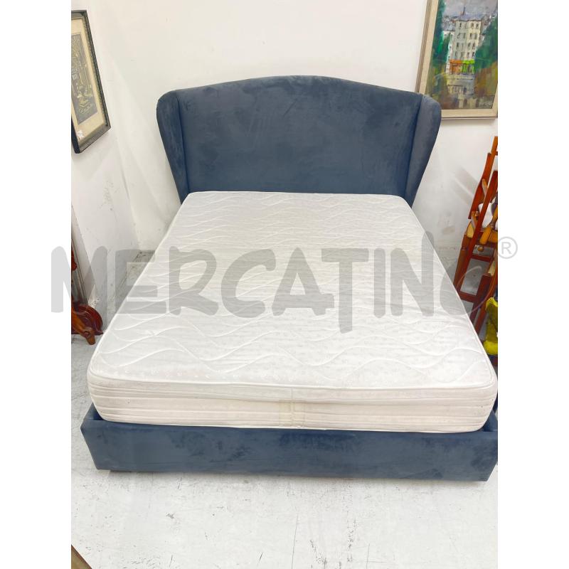 LETTO MATR CONTENITORE + MATERASSO GRIGIO TESTIERA ALTA  | Mercatino dell'Usato Roma somalia 2