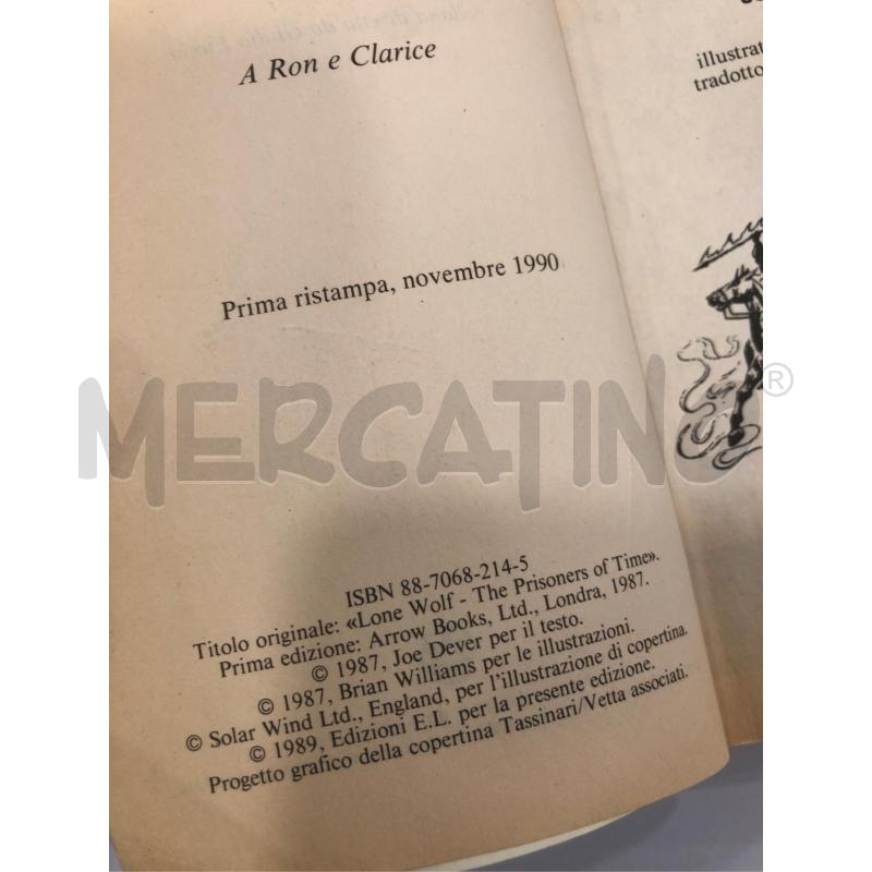 LIBROGAME LUPO SOLITARIO 11 IL PRIGIONIERO DEL TEMPO | Mercatino dell'Usato Roma somalia 4