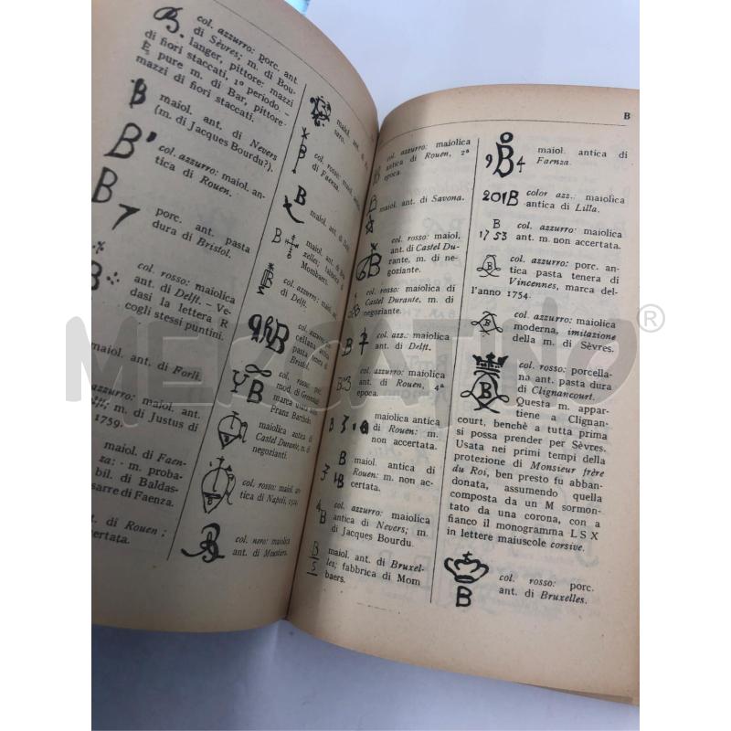 LIBRO AMATORE DI MAIOLICHE E PORCELLANE HOEPLI 1956 | Mercatino dell'Usato Roma somalia 5
