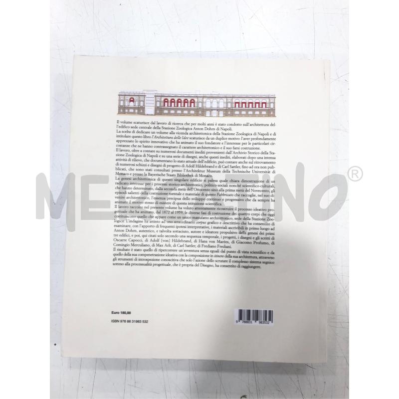 LIBRO ARCHITETTURA DELLE IDEE STAZIONE ZOOLOGICA DI NAPOLI | Mercatino dell'Usato Roma somalia 2