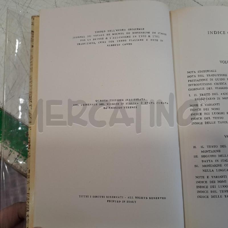 LIBRO BOX GIORNALE DEL VIAGGIO IN ITALIA PARENTI ED | Mercatino dell'Usato Roma somalia 3
