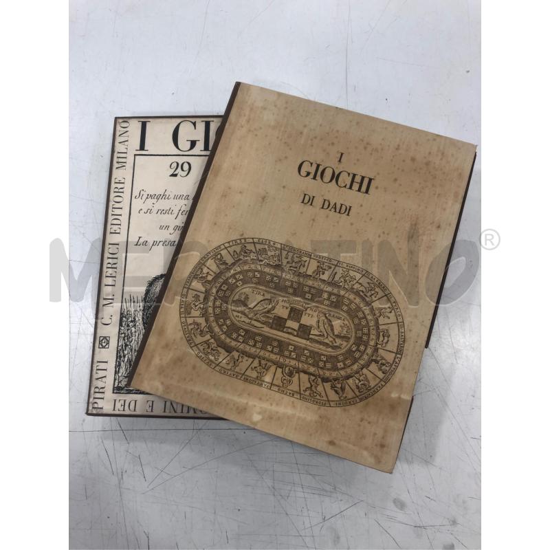 LIBRO COFANETTO I GIOCHI DI DADI LERICI ED | Mercatino dell'Usato Roma somalia 2