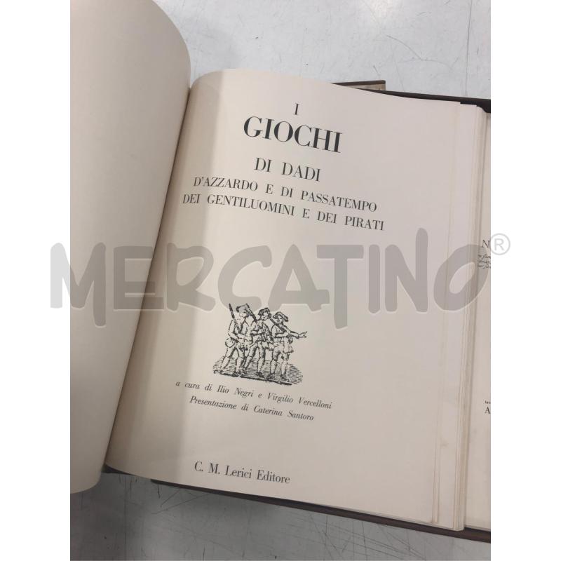 LIBRO COFANETTO I GIOCHI DI DADI LERICI ED | Mercatino dell'Usato Roma somalia 3