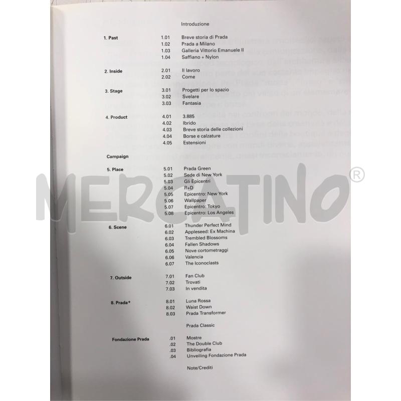 LIBRO COFANETTO PRADA 2009 | Mercatino dell'Usato Roma somalia 4