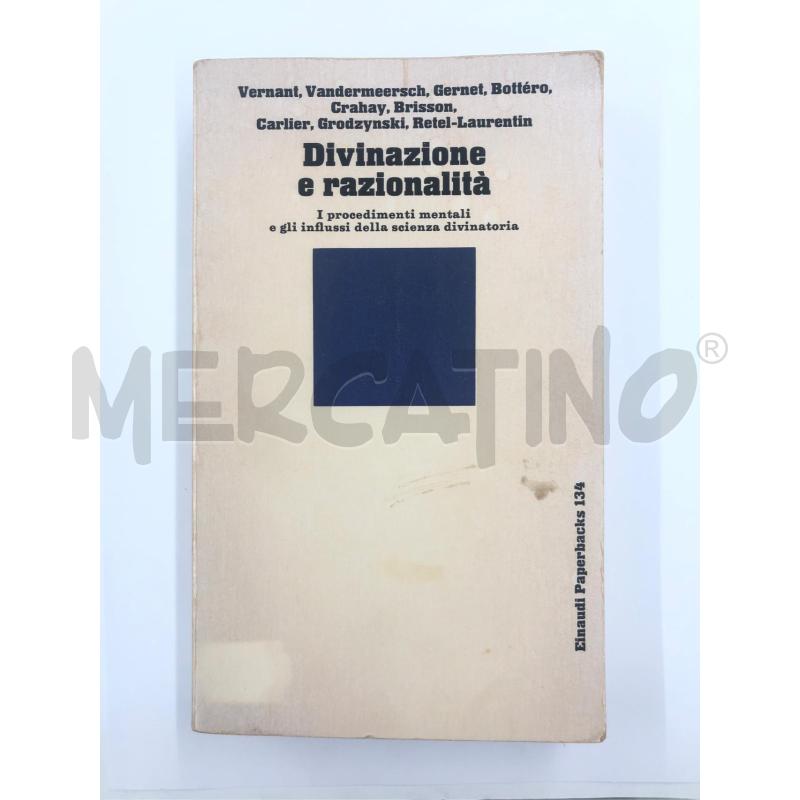 LIBRO DIVINAZIONE E RAZIONALITA' EINAUDI 1981 | Mercatino dell'Usato Roma somalia 1
