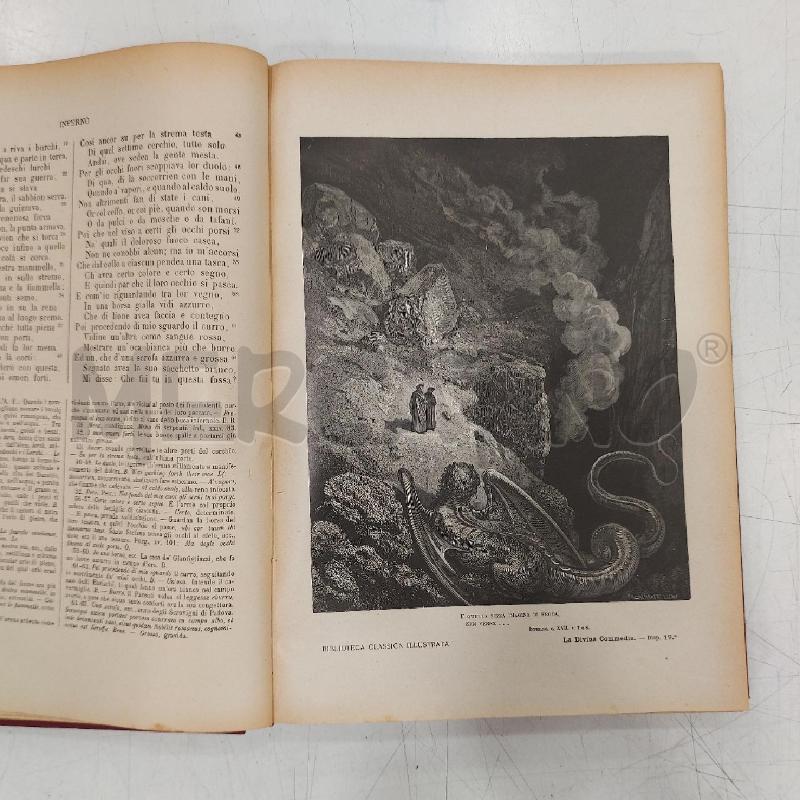 LIBRO DIVINA COMMEDIA SONZOGNO EUGENIO CAMERINI  | Mercatino dell'Usato Roma somalia 3