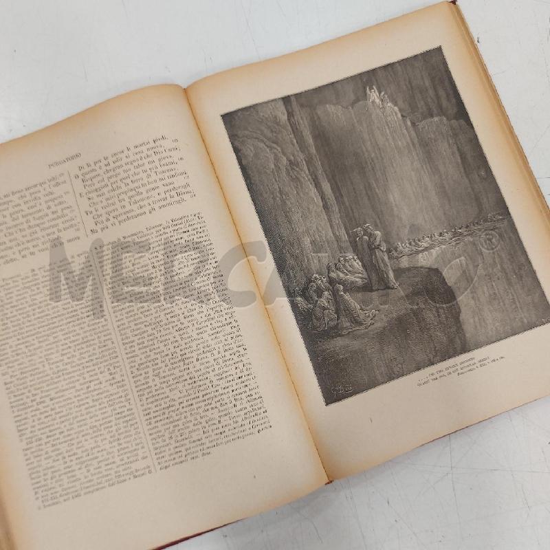 LIBRO DIVINA COMMEDIA SONZOGNO EUGENIO CAMERINI  | Mercatino dell'Usato Roma somalia 4