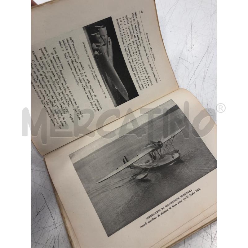 LIBRO ELEMENTI DI CULTURA MILITARE 1937 | Mercatino dell'Usato Roma somalia 4