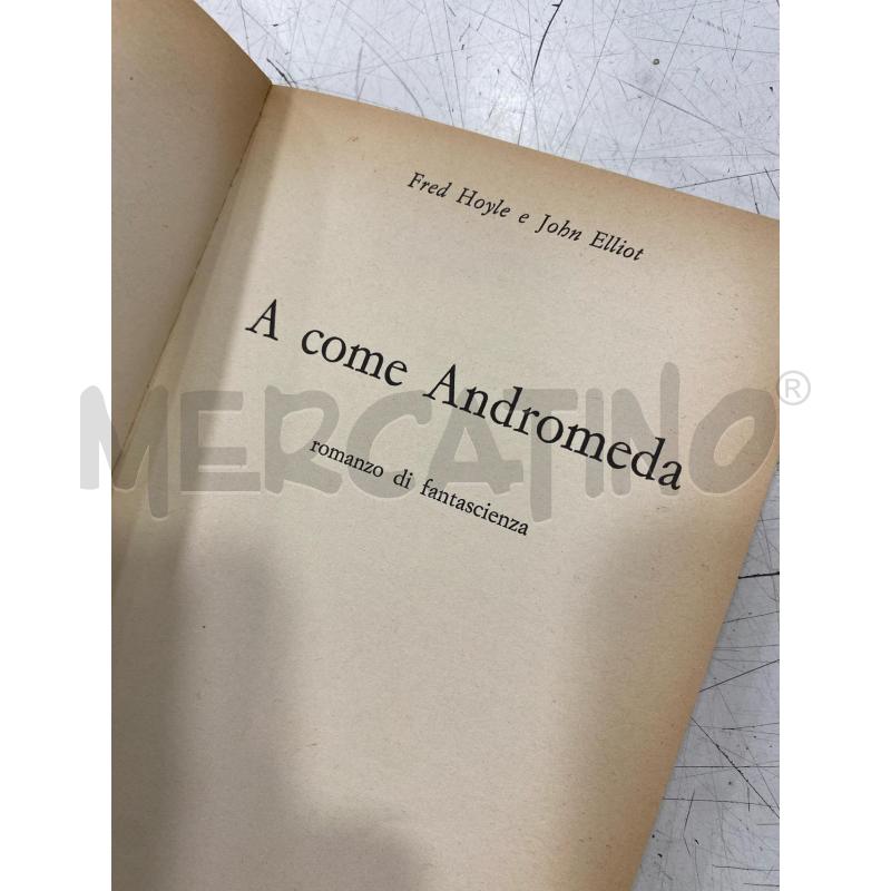 LIBRO FELTRINELLI A COME ANDROMEDA 1971 | Mercatino dell'Usato Roma somalia 3