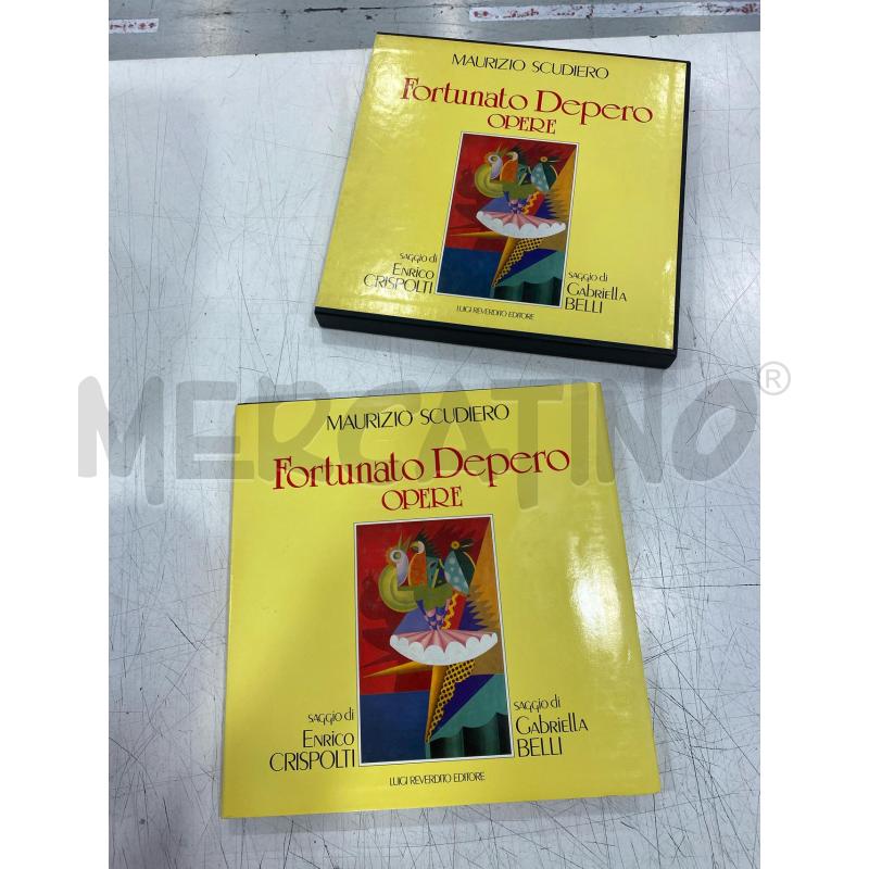 LIBRO FORTUNATO DEPERO OPERE LUIGI REVERDITO OPERE | Mercatino dell'Usato Roma somalia 2