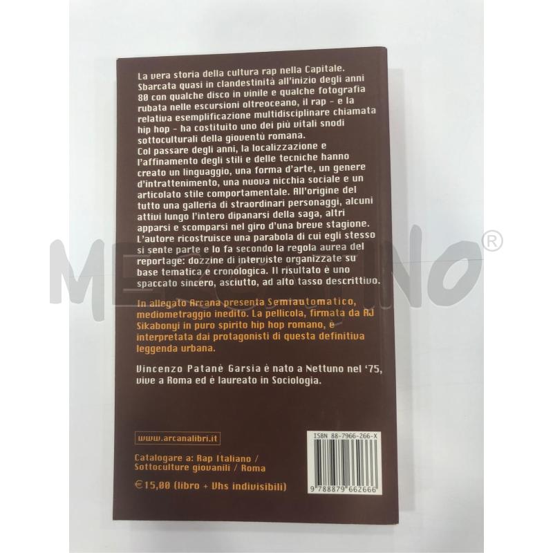 LIBRO HIP HOP SANGUE E ORO ARCANA MUSICA 2002 | Mercatino dell'Usato Roma somalia 2