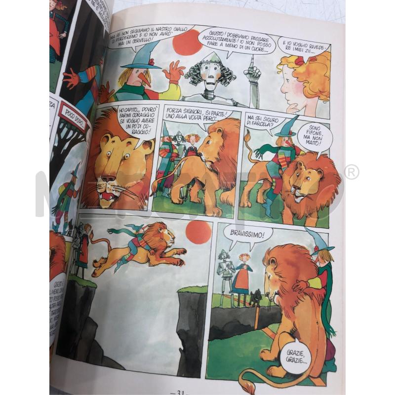LIBRO ILLUSTRATO IL MAGO DI OZ RIZZOLI 1980 | Mercatino dell'Usato Roma somalia 3
