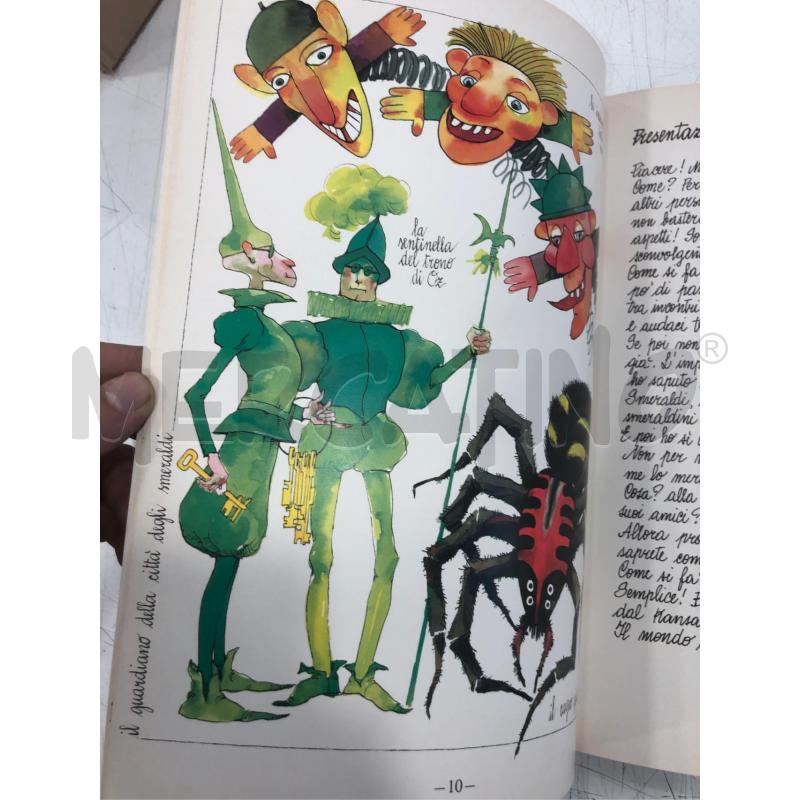 LIBRO ILLUSTRATO IL MAGO DI OZ RIZZOLI 1980 | Mercatino dell'Usato Roma somalia 4