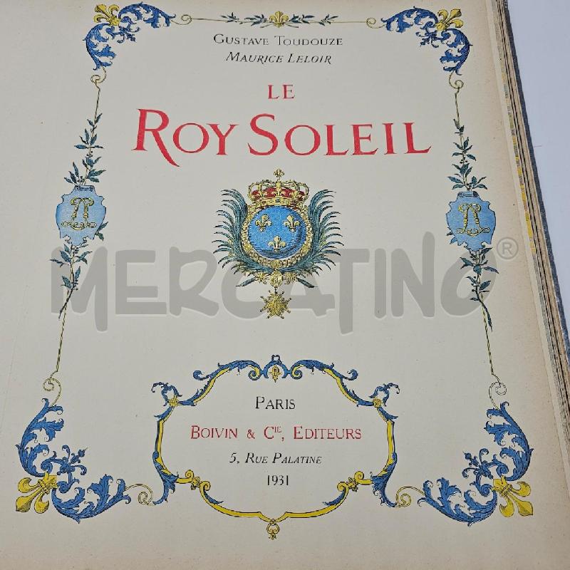 LIBRO ILLUSTRATO LE ROY SOLEIL PARIS 1931 | Mercatino dell'Usato Roma somalia 3