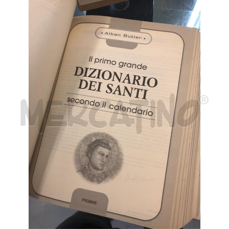 LIBRO IL DIZIONARIO DEI SANTI PIEMME | Mercatino dell'Usato Roma somalia 4