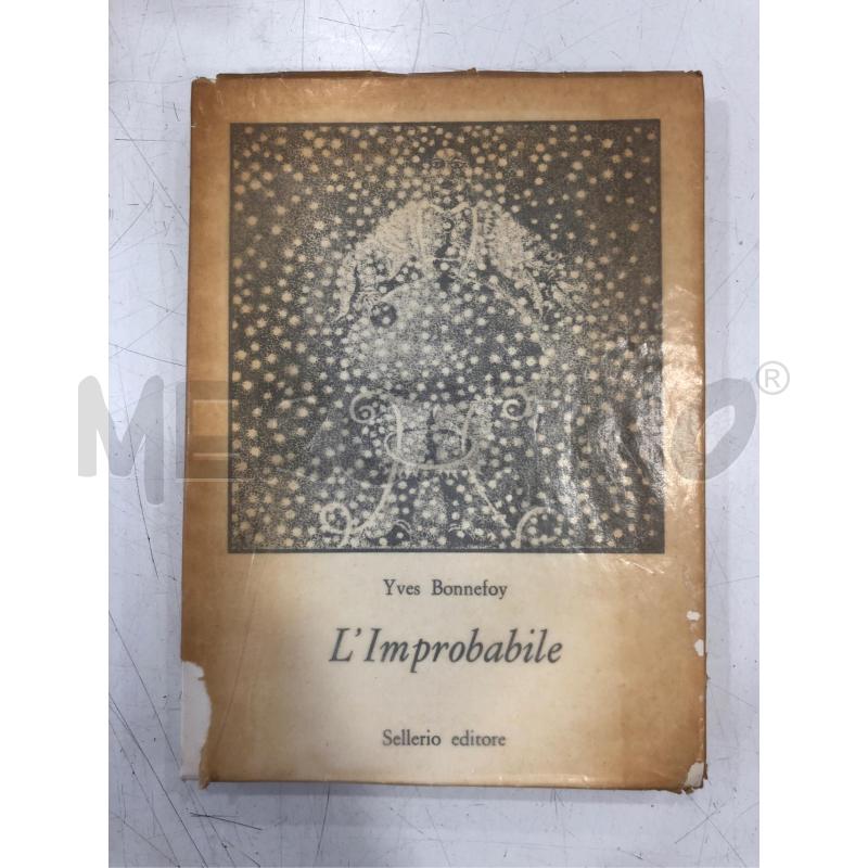 LIBRO IMPROBABILE SELLERIO YVES BONNEFOY 1982 | Mercatino dell'Usato Roma somalia 1