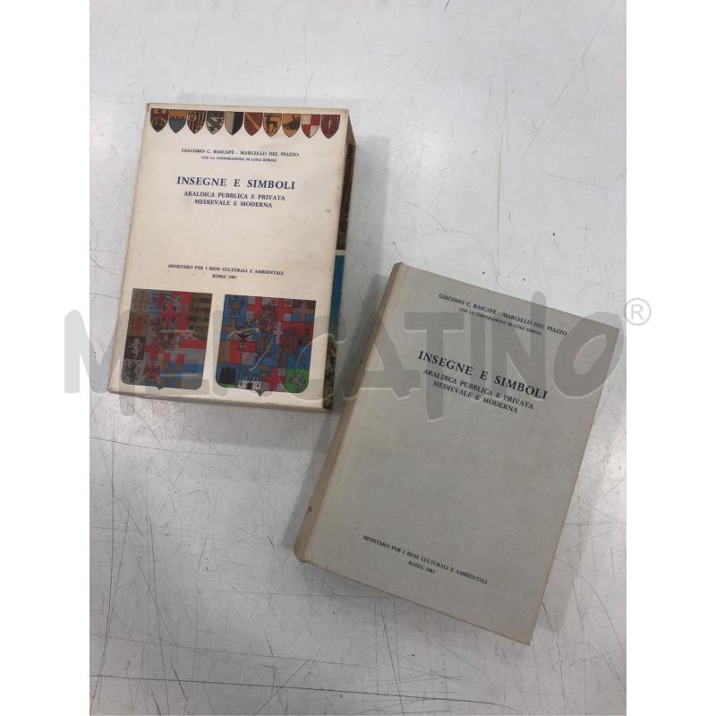 LIBRO INSEGNE E SIMBOLI ARALDICA MEDIEVALE 1983 | Mercatino dell'Usato Roma somalia 2