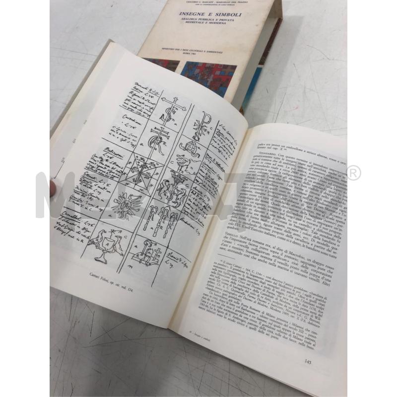 LIBRO INSEGNE E SIMBOLI ARALDICA MEDIEVALE 1983 | Mercatino dell'Usato Roma somalia 3