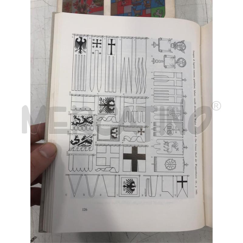 LIBRO INSEGNE E SIMBOLI ARALDICA MEDIEVALE 1983 | Mercatino dell'Usato Roma somalia 4