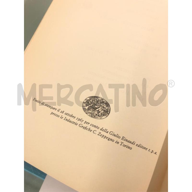 LIBRO ITALO CALVINO TI CON ZERO 1967 EINAUDI | Mercatino dell'Usato Roma somalia 4
